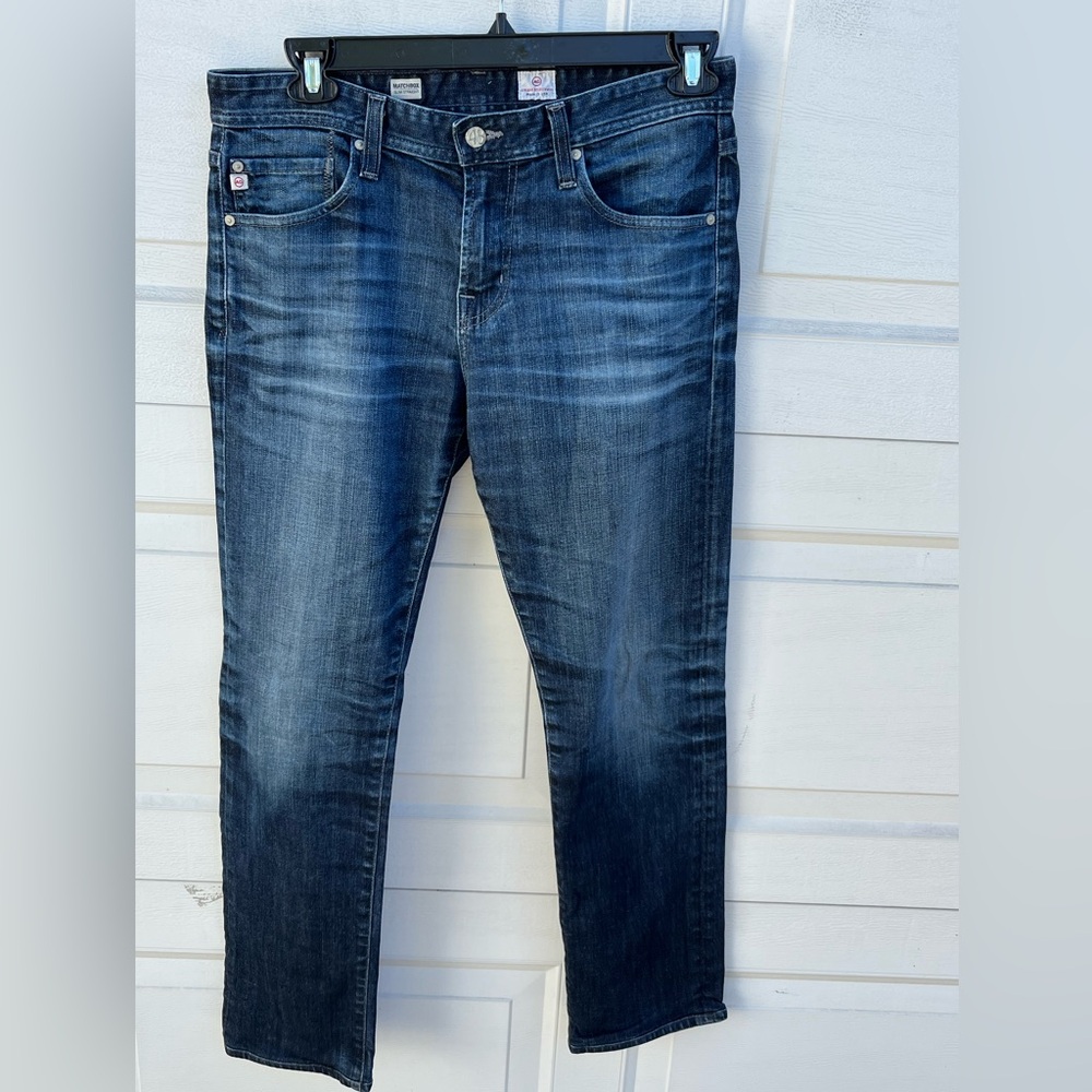 Men's AG Adriano Goldschmied Jeans  Blue The Matchbox Slim Straight 33